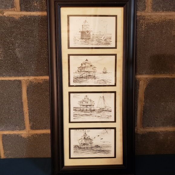 Pinnacle Frames & Accents Other - Framed Lighthouses Picture